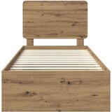  Okvir za krevet Umjetnička hrastovina 75 x 190 cm | shoptok.hr