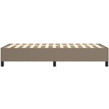  Okvir za krevet s oprugom smeđesivi 90x190cm od tkanine | Eponuda.com