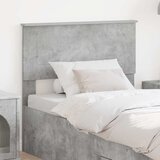 vidaXL Vzglavje z vzglavjem Betonsko siva 80 cm Konstruiran les | Shoptok.si