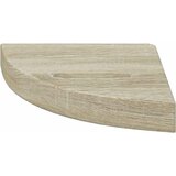  Plutajuća kutna polica boja hrasta 25 x 25 x 3,8 cm MDF | Eponuda.com