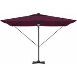 Roma Suncobran Crvena 286 x 284 x 270 cm Aluminij i poliester | shoptok.hr