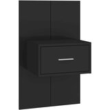  Stenske nočne omarice 2 kosa črne, (20809035) | Shoptok.si