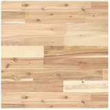  Zidna polica za umivaonik od čelika i masivnog bagremovog drva Smeđa 50 x 50 x 2 cm | shoptok.hr