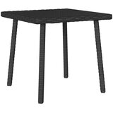  Vrtni stolić za kavu pravokutni crni 40x40x37 cm poliratan | shoptok.hr