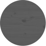  Stolić za kavu sivi Ø 55x60 cm od masivne borovine | shoptok.hr