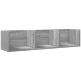 Maison Chic Stenska omarica - Zidna omarica siva sonoma 75x18x16,5 cm inženirski les iu560, (22062915) Cene