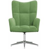  Stolica za opuštanje svjetlozelena baršunasta | Eponuda.com