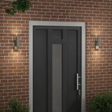  Vanjska zidna lampa 2 pcs Srebrno 7 x 10 x 22 cm | shoptok.hr