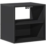  Zidni noćni ormarići 2 kom crni 40x31x39,5 cm Crna | Shoptok.si