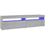 TV ormarići s LED svjetlima 2 kom boja betona 75 x 35 x 40 cm | Eponuda.ba