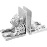 vidaXL držač za knjige Set od 2 Srebrna Aluminij 12 x 15 x 18 cm | shoptok.hr