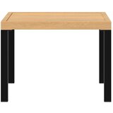  Vrtni stolić za kavu crni 55x55x39,5 cm čelik obložen prahom | Eponuda.com