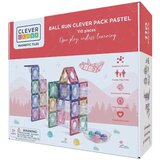 CleverClilxx Magnetni konstruktor set Tobogan pastel - 110 delova Cene