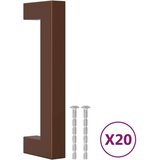  Ručke za ormarić 20 kom brončane 96 mm od nehrđajućeg čelika | shoptok.hr