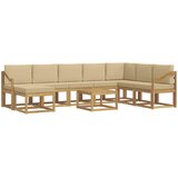  Set vanjskih sofa 9 kom. Bijela i bež | shoptok.hr