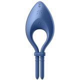 Satisfyer Bullseye plavi podesivi prsten za penis sa vibracijom — SATISFY313 Cene