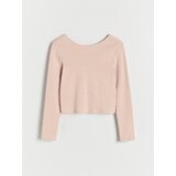 Reserved - Bluza s detaljem na leđima - pastelnoružičasto | shoptok.hr
