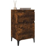  Noćni ormarić boja dimljenog hrasta 40x35x70 cm | shoptok.hr