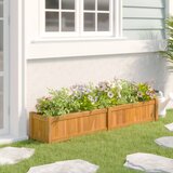  Povišena gredica 150 x 30 x 25 cm od masivne tikovine | shoptok.hr