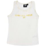 Leone 1947 Majice brez rokavov Girl Tank Chic Gold Bela Cene