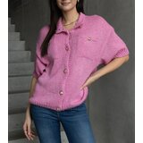 Gemre Soft dark pink short-sleeve sweater Shela | shoptok.hr