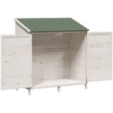  Vrtna Šupa Bijela 106,5 x 56 x 113,5 cm Čvrsto drvo jele | Eponuda.com