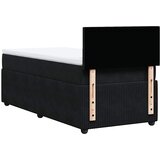  Box spring krevet s madracem crni 100x200 cm baršunasti | shoptok.hr