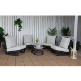 Rojaplast Siva aluminijasta vrtna garnitura za 4 osebe Bali – | Shoptok.si