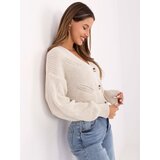 RUE PARIS Sweater-CLM-SW-1904.87-ecru | Shoptok.si