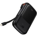 Baseus Powerbank 10000mAh USB USB-C iPhone Lightning + USB-C kabel - črn, (21533811) | Shoptok.si