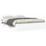  Krevetna konstrukcija s uzglavljem 2 pcs Bijeli 150 x 200 cm | Eponuda.ba