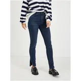 Guess Dark blue womens skinny fit jeans with slits 1981 - Women