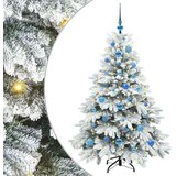  Umjetno božićno drvce s stalakom Bijelo 150 cm PE i PVC | shoptok.hr