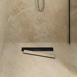  2 u 1 odvod za tuš Crna 60 cm Nehrđajući čelik 304 | shoptok.hr