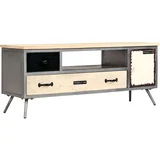 TV omarica iz trdnega mangovega lesa in jekla 120x30x45 cm