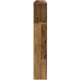 vidaXL Vzglavna omarica starinski les 160x18,5x103,5 cm inženirski les | Shoptok.si