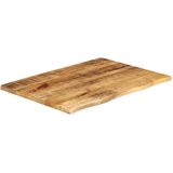 Stolna ploča 90 x 60 x 3,8 cm masivno drvo manga sa živim rubom | shoptok.hr