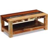  Stolić za kavu od masivnog obnovljenog drva 90 x 45 x 35 cm | shoptok.hr