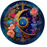Flower Moon Wooden Puzzle XL (505 delova)