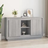 vidaXL Komoda sivog hrasta sonome 102x35x60 cm od konstruiranog drva Cijene