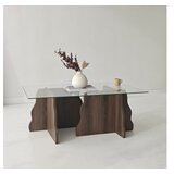 Hanah home sto za dnevnu sobu canyon walnut transparent | Eponuda.com