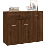  Komoda rjavi hrast 88x30x70 cm konstruiran les, (20654315) | Shoptok.si