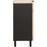  Strani šal Bel pranje finiš 60 x 33,5 x 75 cm Masiven les manga, (5000113236) | Shoptok.si