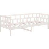  Dnevni ležaj bijeli od masivne borovine 90 x 190 cm | shoptok.hr