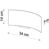  Stenska svetilka MAGNUS črna, (21347274) | Shoptok.si