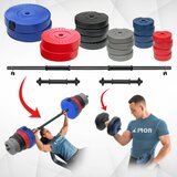 IRON SPORT set tegova, 118kg i 2+1 šipka | ePonuda.com