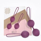 ENGILY ROSS Kelly Kegel Balls Silicone Set Purple Cene
