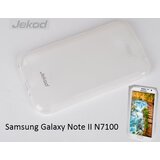  Gumijasti / gel etui Jekod za Samsung Galaxy Note II N7100 - beli Cene