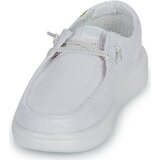 Hey Dude Slips on WENDY RISE PERF CANVAS Bela | Shoptok.si