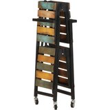 vidaXL Kuhinjski voziček 87x36x81 cm trden predelan les | Shoptok.si